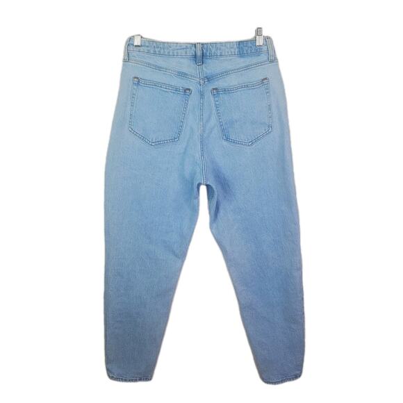 Abercrombie & Fitch The 80's Mom High Rise Curve Love Stretch Jeans 10 Long/30 - Picture 6 of 9